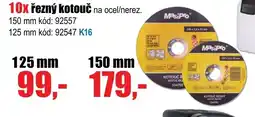 Řezný kotouč na ocel/nerez.