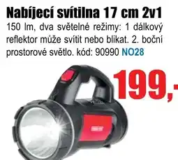 EVA Nabíjecí svítilna 17 cm 2v1 nabídka