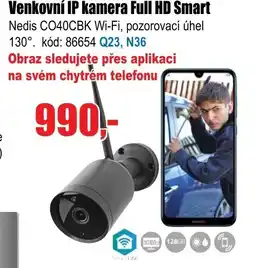 EVA Venkovní IP kamera Full HD Smart nabídka