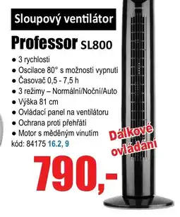 EVA Sloupový ventilátor Professor SL800 nabídka