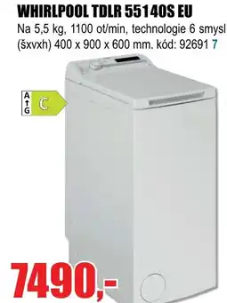 EVA WHIRLPOOL TDLR 55140S EU nabídka