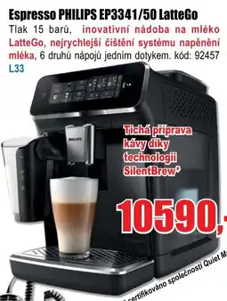EVA Espresso PHILIPS EP3341/50 LatteGo nabídka