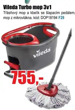 EVA Vileda Turbo mop 3v1 nabídka