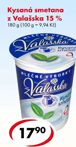 CBA Kysaná smetana z Valašska 15 % nabídka