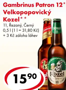 CBA Gambrinus Patron 12 Velkopopovický Kozel nabídka