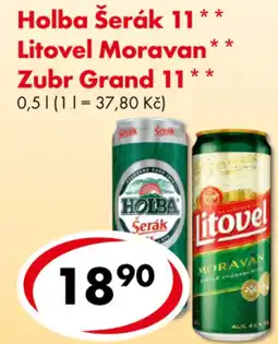 CBA Holba Šerák 11 Litovel Moravan Zubr Grand 11 nabídka