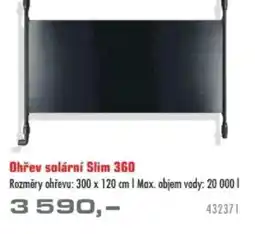 Uni Hobby Ohřev solární Slim 360 nabídka