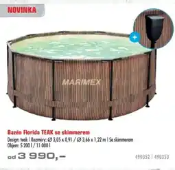 Uni Hobby MARIMEX Bazén Florida Teak se skimmerem nabídka