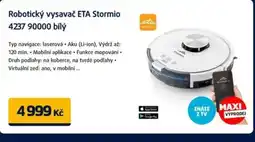 Datart Robotický vysavač ETA Stormio 4237 90000 bílý nabídka