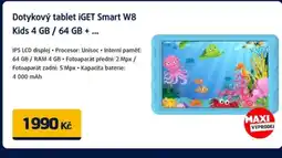 Datart Dotykový tablet iGET Smart W8 Kids 4 GB / 64 GB + nabídka