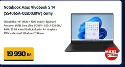 Datart Notebook Asus Vivobook S 14 (S5406SA-OLED030W) černý nabídka