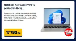 Datart Notebook Acer Aspire Vero 16 (AV16-51P-584X) nabídka