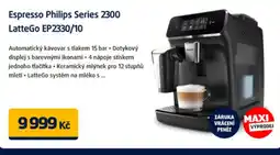Datart Espresso Philips Series 2300 LatteGo EP2330/10 nabídka