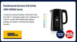 Datart Rychlovarná konvice ETA Emily 4595 90000 černá nabídka
