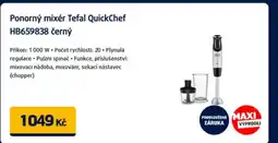 Datart Ponorný mixér Tefal QuickChef HB659838 černý nabídka