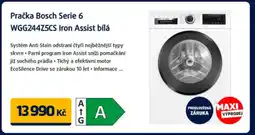 Datart Pračka Bosch Serie 6 WGG244Z5CS Iron Assist bílá nabídka