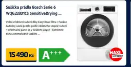 Datart Sušička prádla Bosch Serie 6 WQG233D1CS SensitiveDrying nabídka