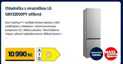 Datart Chladnička s mrazničkou LG GBV3200DPY stříbrná nabídka