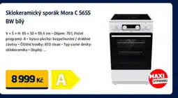 Datart Sklokeramický sporák Mora C 5655 BW bílý nabídka