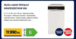Datart Myčka nádobí Whirlpool WH6FB10BS7A0W bílá nabídka