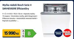 Datart Myčka nádobí Bosch Serie 4 SMV4EVX09E EfficientDry nabídka