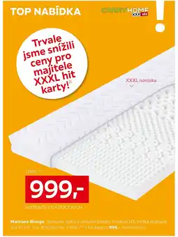 XXXLutz Matrace Bongo nabídka