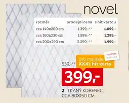 XXXLutz Tkaný koberec Diamond nabídka
