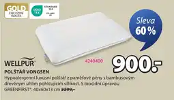 JYSK WELLPUR Polštář Vongsen nabídka