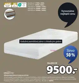 JYSK Pěnová matrace Fiskelva GF100 nabídka