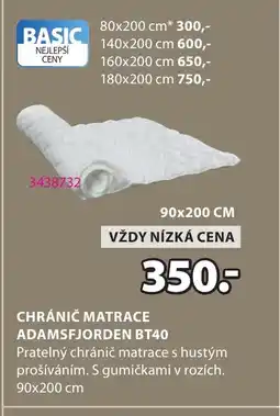 JYSK Chránič matrace Adamsfjorden BT40 nabídka
