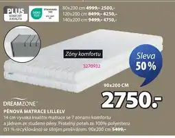 JYSK Pěnová matrace Lillelv nabídka