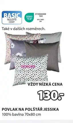 JYSK Povlak na polštář Jessika nabídka