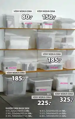 JYSK Úložný box Basic box nabídka