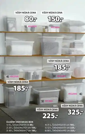 JYSK Úložný box Basic box nabídka