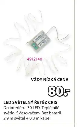 JYSK Led světelný řetěz Cris nabídka