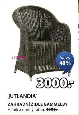 JYSK JUTLANDIA® Zahradní židle Gammelby nabídka