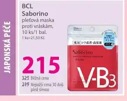 BCL Saborino pleťová maska proti vráskám