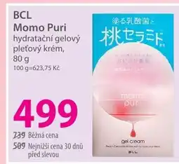 Hebe BCL Momo Puri hydratacni gelovy pleťový krém nabídka