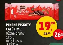 Penny Market PLNĚNÉ PIŠKOTY CAFÉ TIME různé druhy, 150 g nabídka