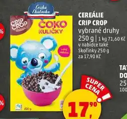 Penny Market CEREÁLIE ČOKO CRIP CROP KULIČKY vybrané druhy, 250 g nabídka