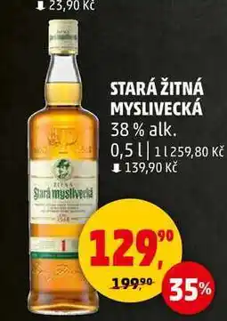 Penny Market STARÁ ŽITNÁ MYSLIVECKÁ 38% alk., 0,5 l nabídka