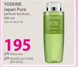 Hebe YOSKINE Japan Pure pleťové tonikum nabídka