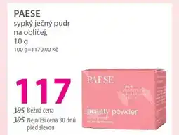 PAESE sypký ječný pudr na obličej