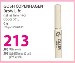 Hebe GOSH COPENHAGEN Brow Lift gel na laminaci obočí 001 nabídka