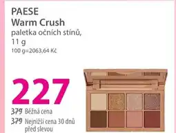 Hebe PAESE Warm Crush paletka očních stínů nabídka