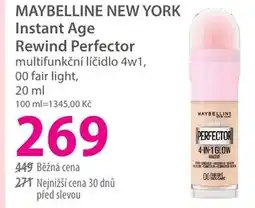 MAYBELLINE NEW YORK Instant Age Rewind Perfector multifunkční líčidlo 4w,