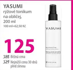 Hebe YASUMI rýžové tonikum na obličej nabídka