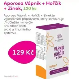 Pilulka lékárna Aporosa Vápník + Hořčík + Zinek nabídka