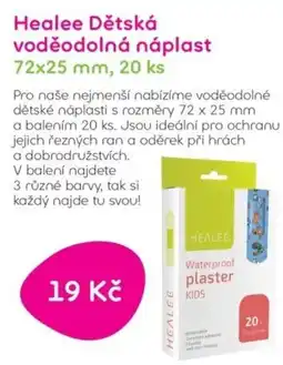 Pilulka lékárna Healee Dětská voděodolná náplast nabídka