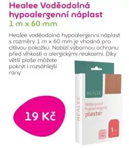 Pilulka lékárna Healee Voděodolná hypoalergenní náplast nabídka